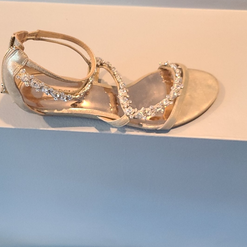 Badgley Mischka wedge sandals